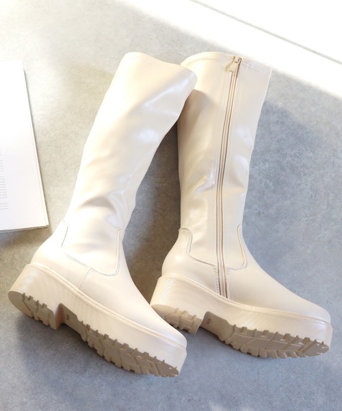 「LOVEHUNTER」 ロングブーツ S ブラック レディース_画像6