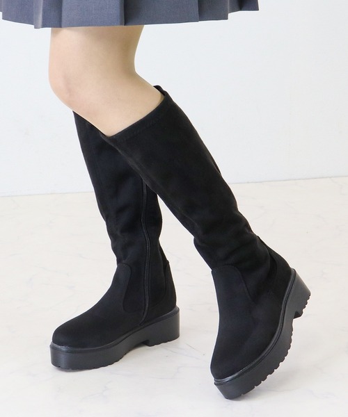 「LOVEHUNTER」 ロングブーツ S ブラック レディース_画像8