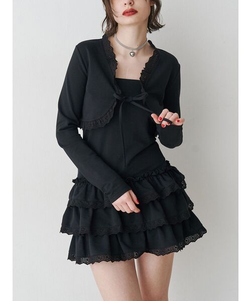 jouetie（ジュエティ） ワンピース ボレロセットフリルベアミニ