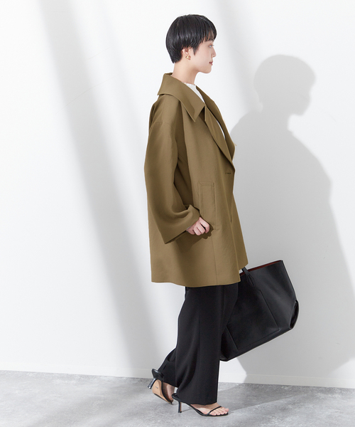 JOURNAL STANDARD L'ESSAGE　ライトコート カーキ journal standard L'essage（ジャーナルスタンダード レサージュ