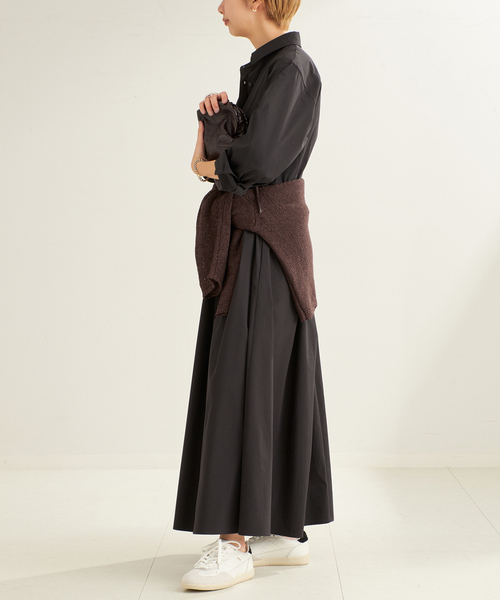 Plage☆Jersey Flared ワンピース☆ブラウン36 plage Jerseyティアードワンピース プラージュ - メルカリ