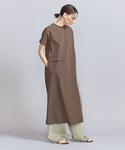BEAUTY&YOUTH サイドホール ショートスリーブワンピース THOUSAND MILE ワンピース 「別注」「THOUSAND MILE」ショート