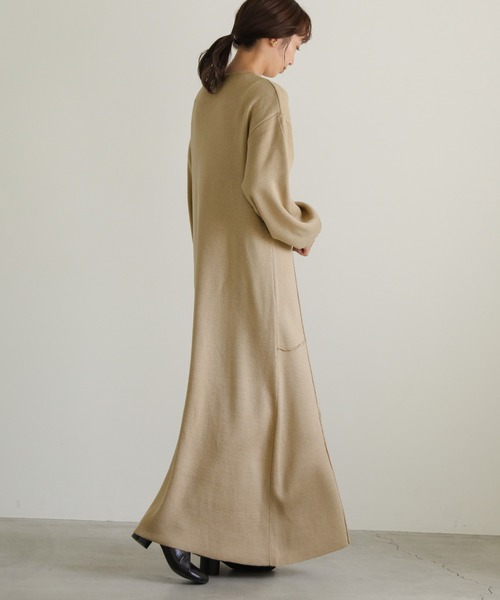 select MOCA（セレクトモカ） ニットワンピース FREE ベージュ