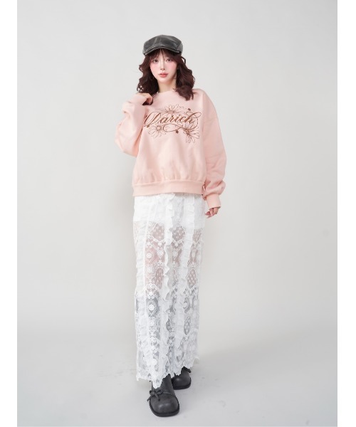 Darich 帽子 ベレー帽 ロゴプレートハンチング レディース