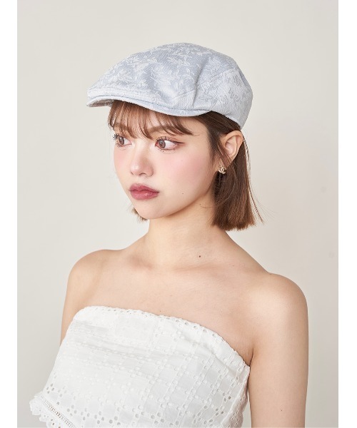 Darich（ダーリッチ） 帽子 ベレー帽 ロゴプレートハンチング