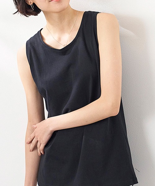 タンクトップ ノースリーブ littlesunnybite/リトルサニーバイト/rose tull long tank レディース Little sunny bite タンクトップ ノースリーブ littlesunnybite