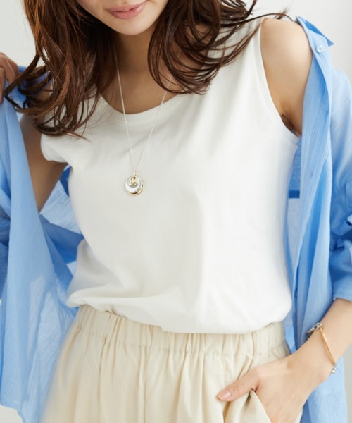 BELLUNA PLUS（ベルーナプラス） タンクトップ ノースリーブ 新色追加