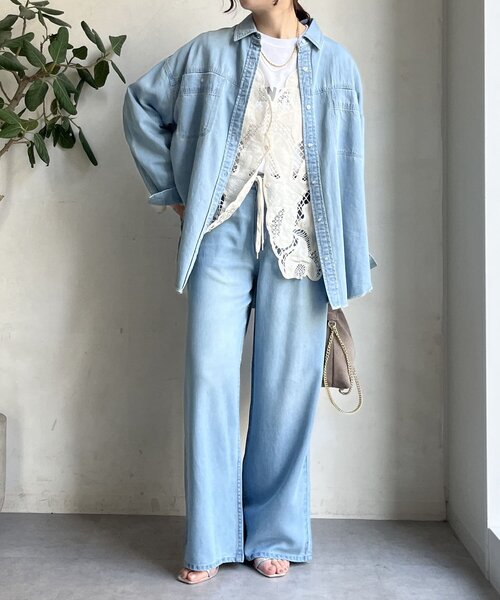 レゴリスさま専用✴︎【新品】Dou Dou リヨセルデニム(今季) レゴリスさま専用✴︎【新品】Dou Dou リヨセルデニム(今季