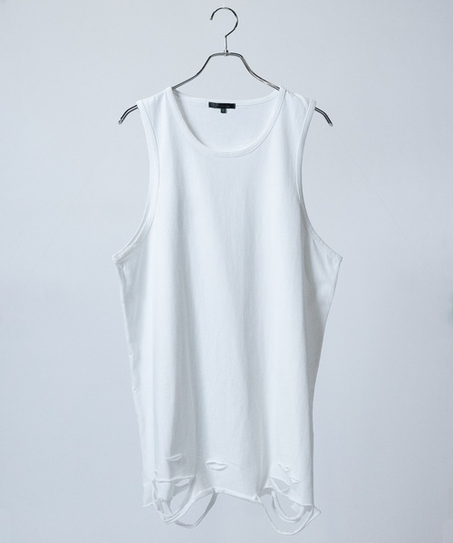 【新品未使用】  Jeans タンクトップ ホワイト S GUESS JEANS Tank Top Slim Rib Emb タンクトップ | GUESS(ゲス