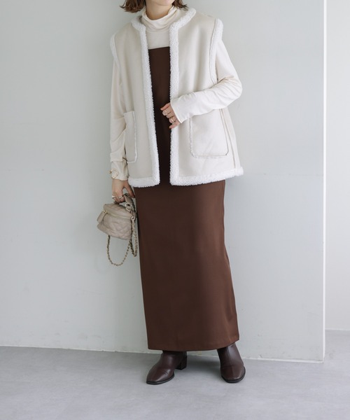 「DISCOAT」 ベスト FREE ブラック レディース_画像4