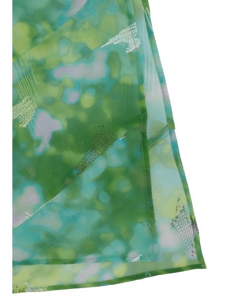Ameri（アメリ） ロング スカート BLUR SCENERY SPIRAL SKIRT