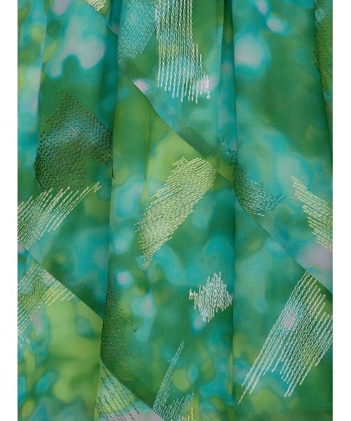 Ameri（アメリ） ロング スカート BLUR SCENERY SPIRAL SKIRT