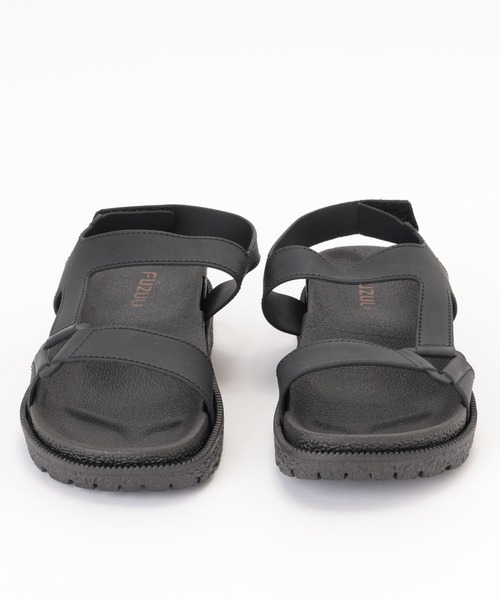 BEAUTY&YOUTH  レザーダブルベルトバックストラップサンダル UNITED ARROWS LTD. OUTLET｜レザー ダブルベルト バック