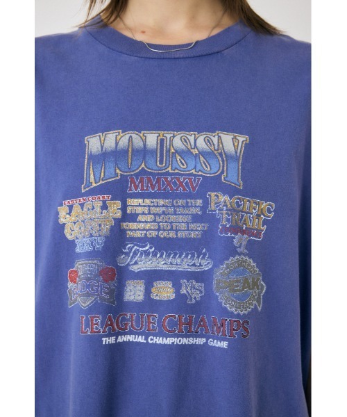 MOUSSY LEAGUE CHAMPS 25 Tシャツ Moussy League Champs 25 Tee – MOUSSY