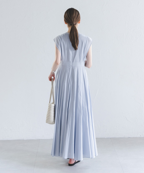 MARIHA 夏の月影のドレス　ノーブル別注　スモーキーブルー　マリハ NOBLE別注カラー》MARIHA/マリハ 夏の月のドレス（ワンピース