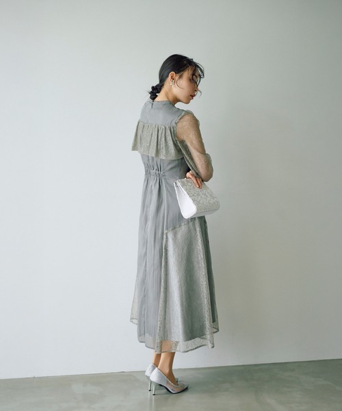 haremode（ハレモード） ドレス シアーレースコンビネーション