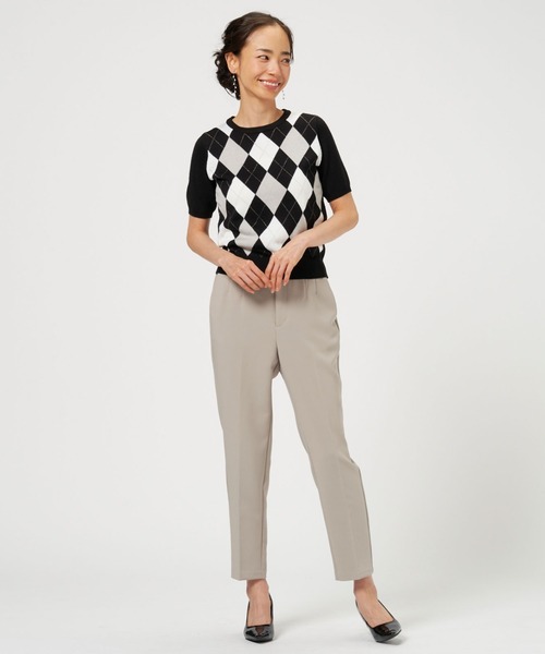 「TOKYO SHIRTS」 ニットアンサンブル L ブラック レディース_画像4