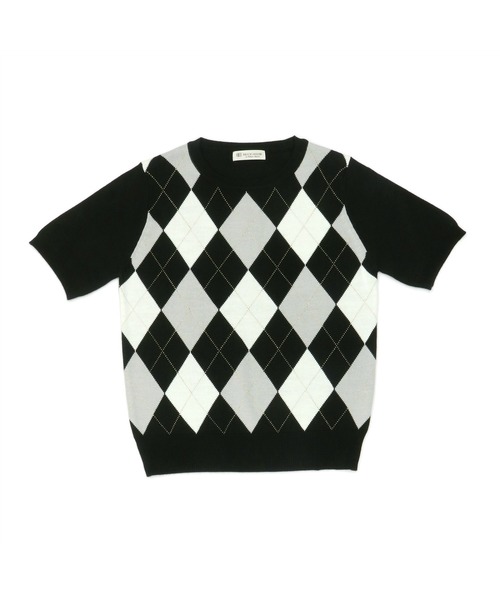 「TOKYO SHIRTS」 ニットアンサンブル L ブラック レディース_画像7