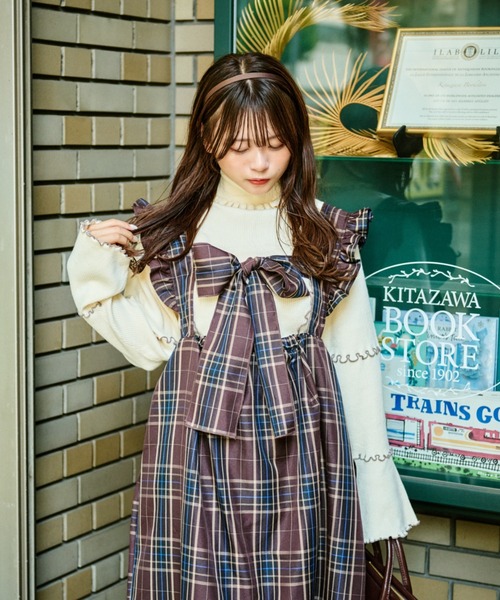 「kutir」 タートルネックニット FREE グレー レディース_画像8