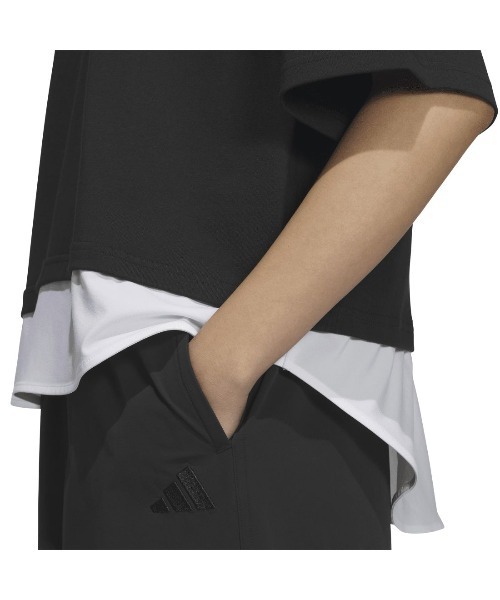 adidas tシャツ アディダス レイヤード ルーズフィット半袖