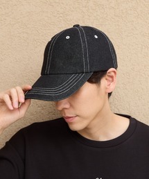 キャップ 帽子 デニム風ステッチキャップ / 325938 メンズ｜ZOZOTOWN Yahoo!店