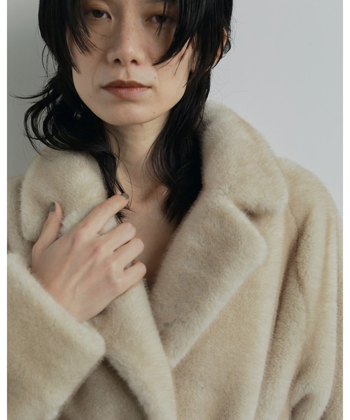 anuke（アンヌーク） ジャケット テーラードジャケット Eco Minkfur