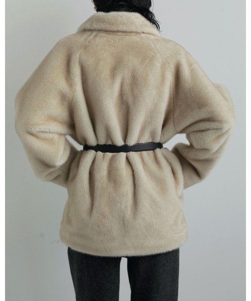 anuke（アンヌーク） ジャケット テーラードジャケット Eco Minkfur