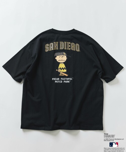 FREAK'S STORE tシャツ 限定展開 PEANUTS×MLB 別注 ビッグ