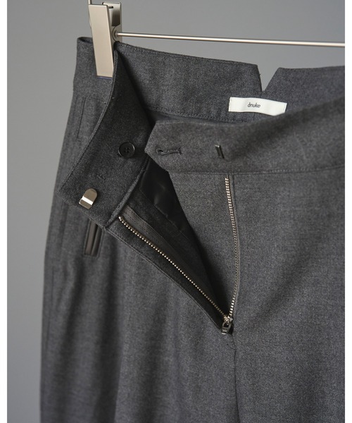 anuke（アンヌーク） パンツ Wool Tuck Pants レディース : ZOZOTOWN