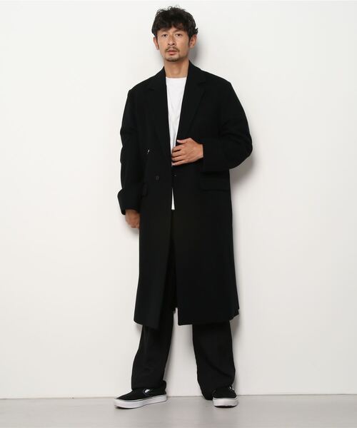 CULLNI（クルニ） チェスターコート 2 ブルー メンズ : ZOZOTOWN Yahoo