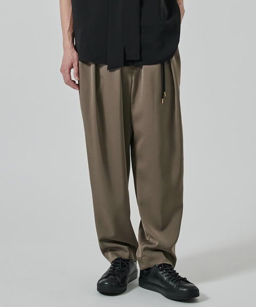 口コミ・レビューで人気商品を探そう CULLNI スラックス 別注 Dry Stretch Twill Side Drawstring スーツ