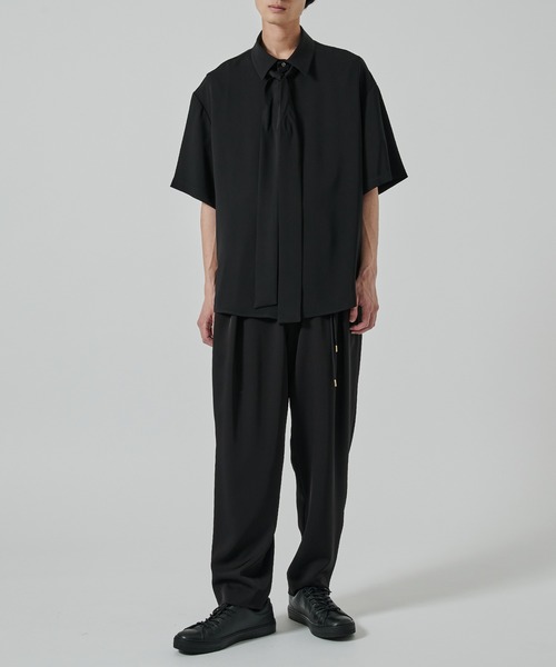 美品】✨CULLNI ベルテットスラックス 20aw オシャレ ゴム紐 S