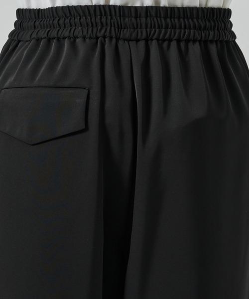 CULLNI 22SS スラックス　パンツ　ブラック　黒　サイズ1 別注〉1Tuck Pants/洗える/シワになりにくい/ストレッチ