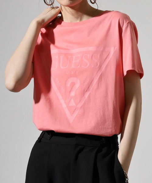 tシャツ GUESS ADELE SS CN TEE Tシャツ レディース Amazon | [ゲス] Tシャツ ADELE SS CN TEE レディース JBLK | T
