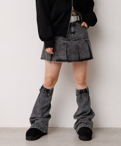 repipi armario（レピピアルマリオ） スカート デニムスソプリーツ