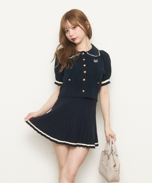 TITTY＆CO. ワンピース 半袖ニットポロセットアップ : ZOZOTOWN
