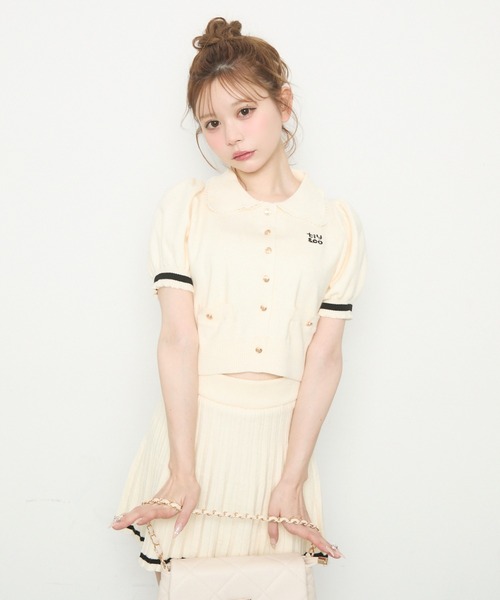 TITTY＆CO. ワンピース 半袖ニットポロセットアップ : ZOZOTOWN