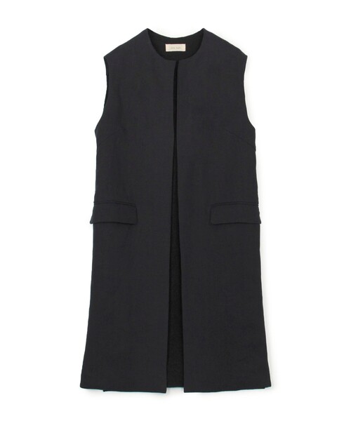 DES PRES ベスト ジレ ファブリックコンビ ロングジレ