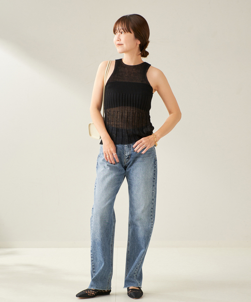 新品未使用 Plage NEPLA. 定価3.1万円 ワイドデニムパンツ 日本製 plage（プラージュ） ジーンズ デニム デニムパンツ NEPLA. / ネプラ
