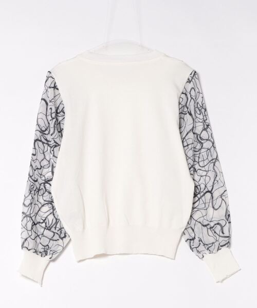 「REAL CUBE」 長袖ニット FREE ブラック レディース_画像2