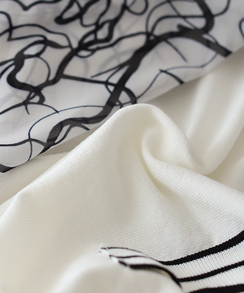 「REAL CUBE」 長袖ニット FREE ブラック レディース_画像8