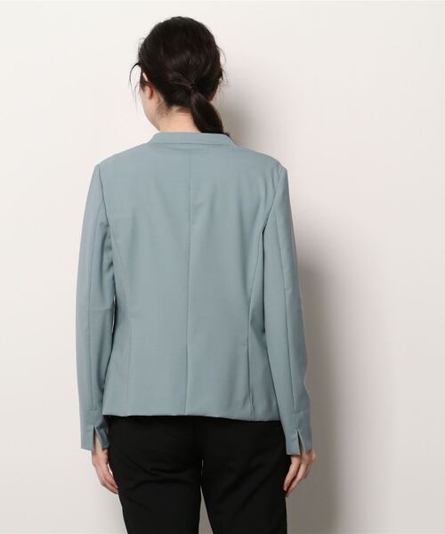 Green label relaxing ネイビーノーカラージャケットサイズ38 green label relaxing 「green relaxing」 ノーカラージャケット