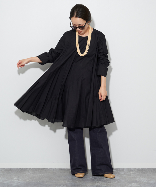 plage 「Plage」 長袖チュニック FREE ブラック レディース