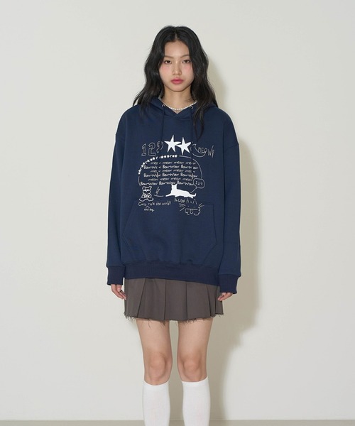 ILLIGO（イリゴ） パーカー 「ILLIGO」BOW-WOW FLUFFY パーカー BOW