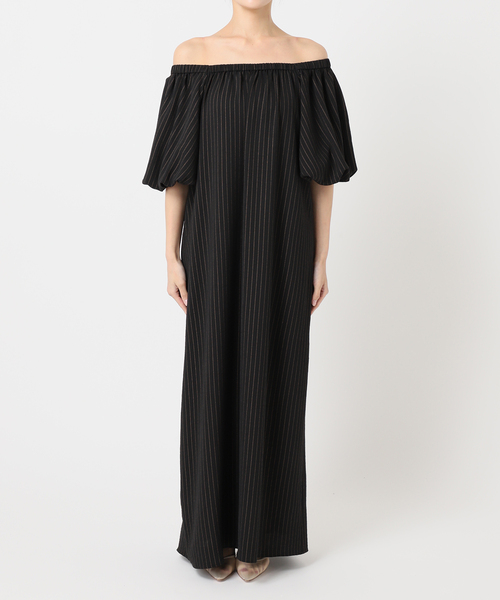 plage fluid stripe ドレス　ワンピース plage ワンピース FLUID STRIPE ドレス : ZOZOTOWN Yahoo!店