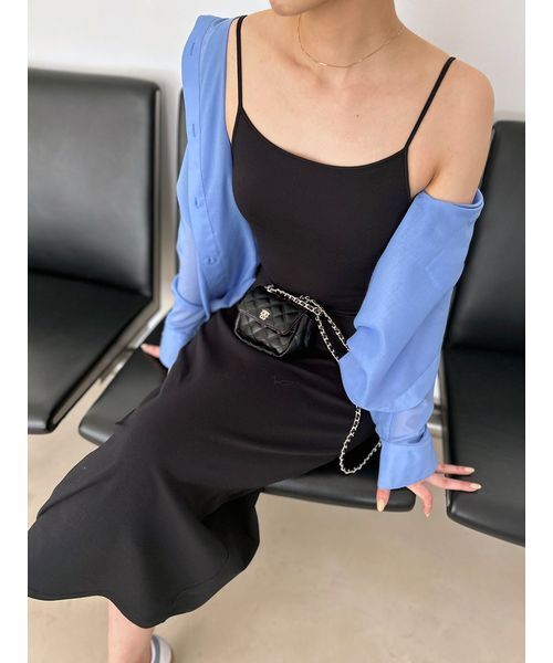 完売色♥️新作新品✨SNIDEL カップインカットキャミワンピース カップインカットキャミワンピース(マキシ・ロングワンピース
