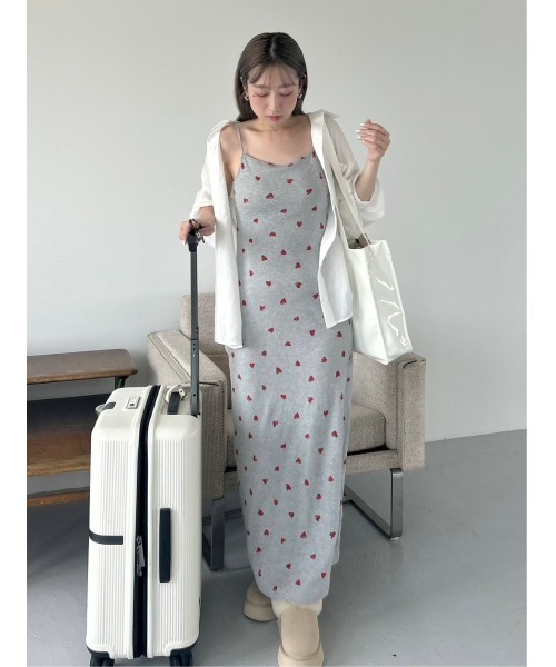 snidel ❤️新品タグ付❤️ノースリカップイン　ワンピース　ピンク SNIDEL 「SNIDEL」 ノースリーブワンピース FREE ピンク