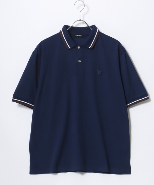 「LYLE&SCOTT」 半袖ポロシャツ M オフホワイト メンズ_画像8