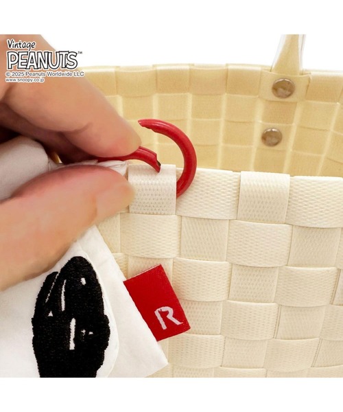 「Vintage PEANUTS」 「ROOTOTE」かごバッグ FREE レッド系その他 レディース_画像7