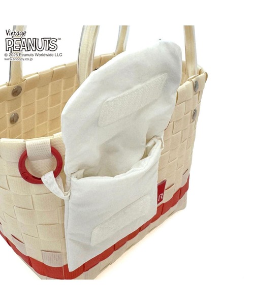 「Vintage PEANUTS」 「ROOTOTE」かごバッグ FREE レッド系その他 レディース_画像8